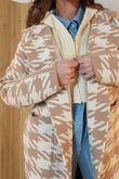 Upper East Thick Stretch Coat Camel